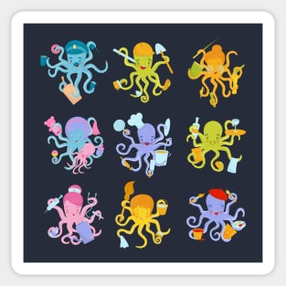 Octopus watercolor collection Sticker